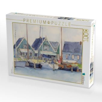 Produktbild: CALVENDO Puzzle Hafen Marken | 1000 Teile Lege-Gr&ouml;&szlig;e 64x48cm Foto-Puzzle f&uuml;r gl&uuml;ckliche Stunden