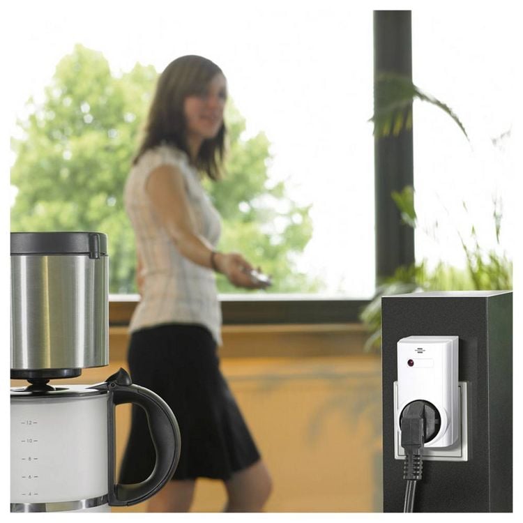 Produktbild: Brennenstuhl 1507150 FSK 433MHz Steckdosen-Set 2fach Steckdose 1000W