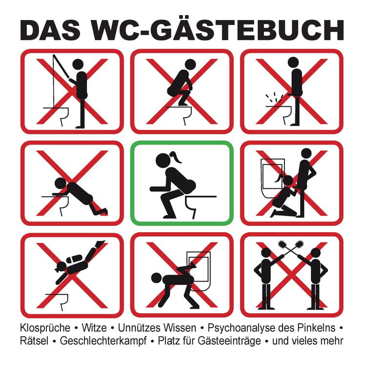 Produktbild: Das WC-G&auml;stebuch