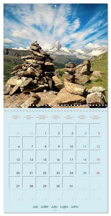 Produktbild: Discover Zermatt - Matterhorn - Switzerland (Wall Calendar 2026 12 &times; 12 Inch) CALVENDO 12 Month Wall Calendar