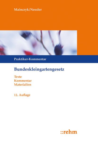 Produktbild: Bundeskleingartengesetz