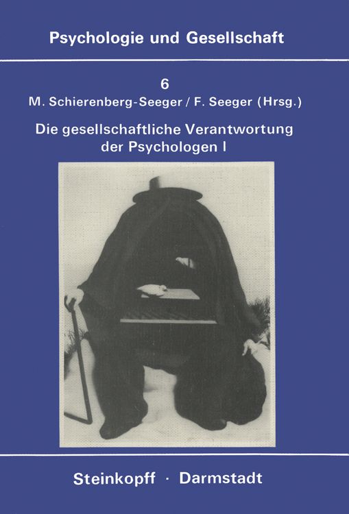 Produktbild: Die Gesellschaftliche Verantwortung Der Psychologen