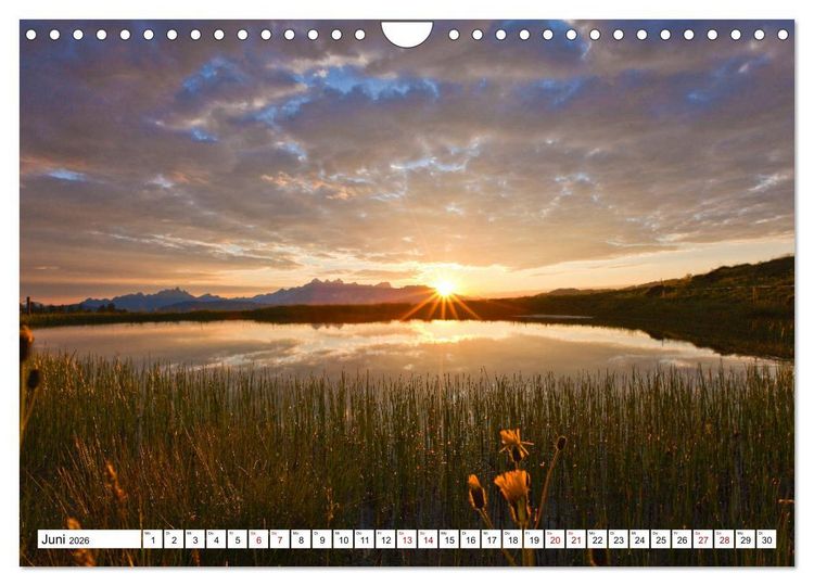 Produktbild: Kraftpl&auml;tze in den Bergen (Wandkalender 2026 DIN A4 quer), CALVENDO Monatskalender