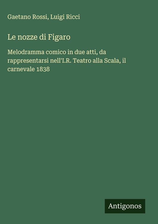 Produktbild: Le nozze di Figaro