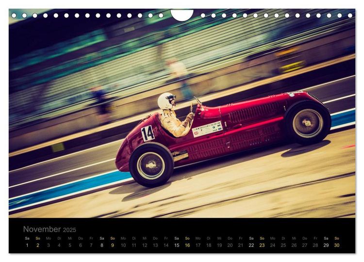 Produktbild: Classic Maserati Racing (Wandkalender 2025 DIN A4 quer), CALVENDO Monatskalender