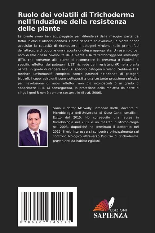 Produktbild: Ruolo dei volatili di Trichoderma nell'induzione della resistenza delle piante