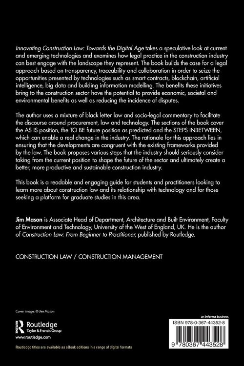 Produktbild: Innovating Construction Law