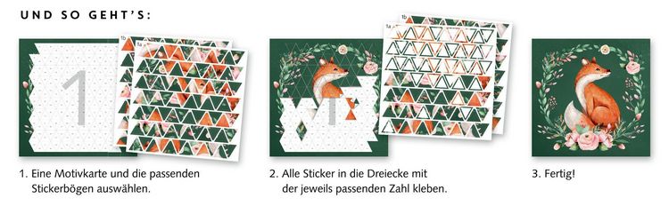 Produktbild: Stickern nach Zahlen Zauberwald