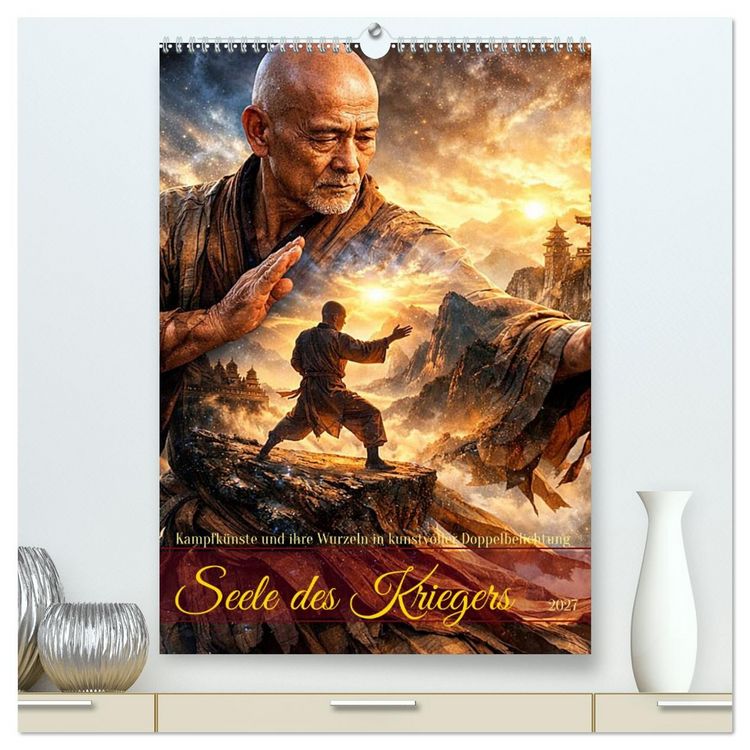Produktbild: Seele des Kriegers (hochwertiger Premium Wandkalender 2027 DIN A2 hoch), Kunstdruck in Hochglanz