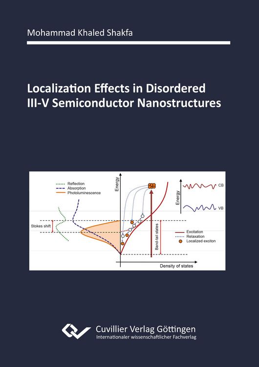 Produktbild: Localization Effects in Disordered III-V Semiconductor Nanostructures