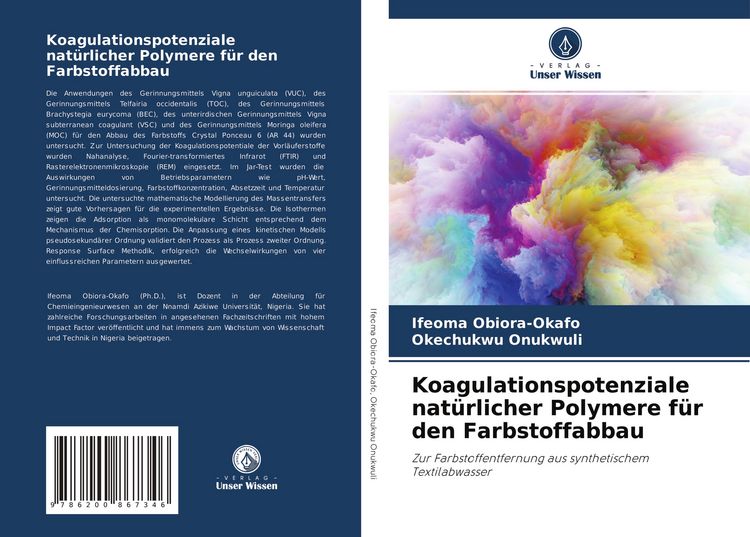 Produktbild: Koagulationspotenziale nat&uuml;rlicher Polymere f&uuml;r den Farbstoffabbau