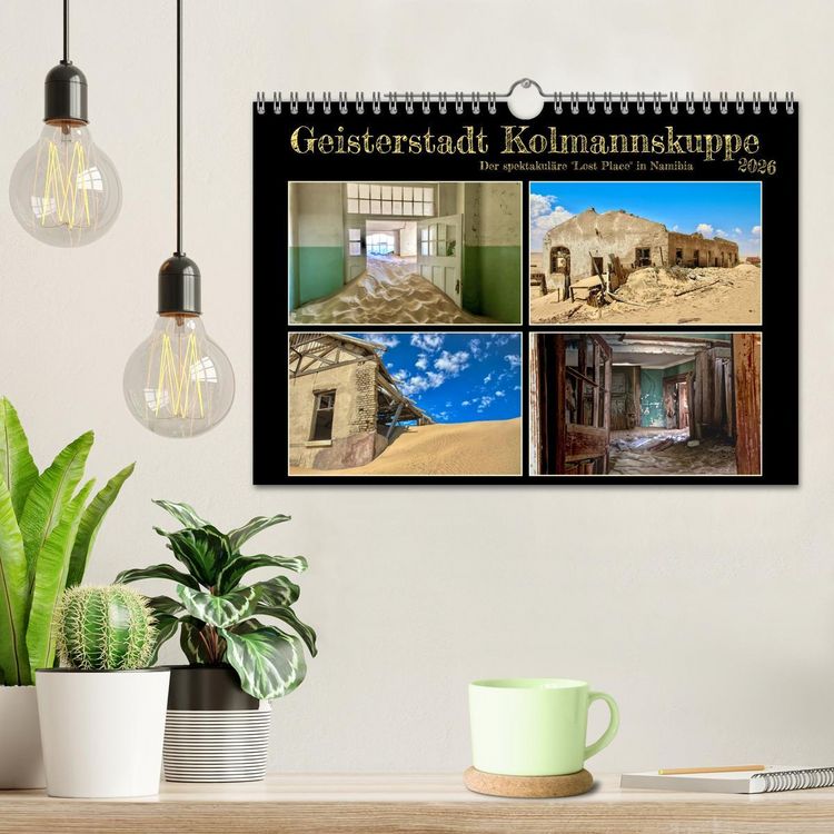 Produktbild: Geisterstadt Kolmannskuppe (Wandkalender 2026 DIN A4 quer), CALVENDO Monatskalender