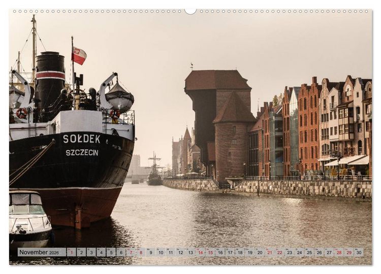 Produktbild: Dreistadt - Danzig, Gdingen, Zoppot (Wandkalender 2026 DIN A2 quer), CALVENDO Monatskalender