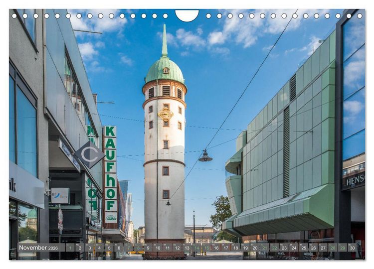 Produktbild: Darmstadt im Licht (Wandkalender 2026 DIN A4 quer), CALVENDO Monatskalender