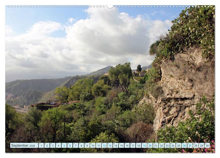 Produktbild: Taormina Siziliens Perle (Wandkalender 2026 DIN A2 quer), CALVENDO Monatskalender