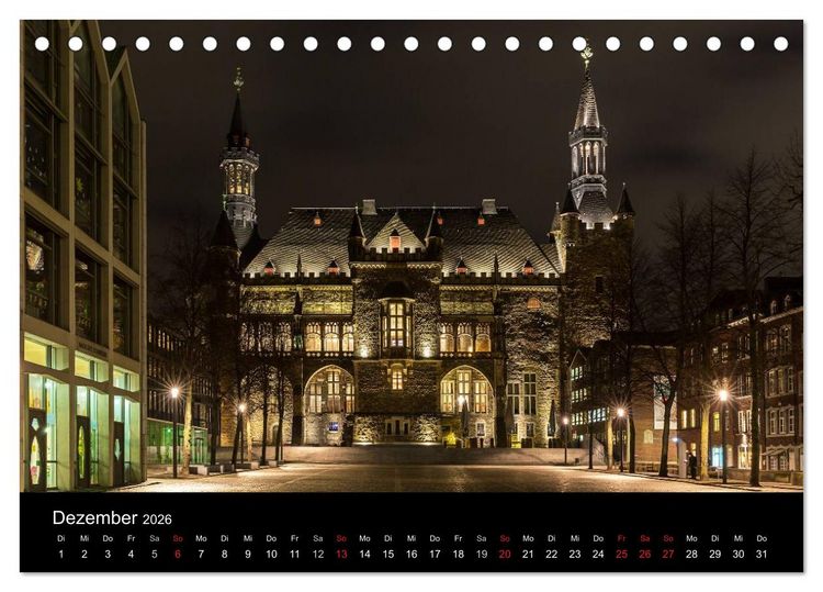 Produktbild: Aachen - ming He&auml;metstadt (Tischkalender 2026 DIN A5 quer), CALVENDO Monatskalender