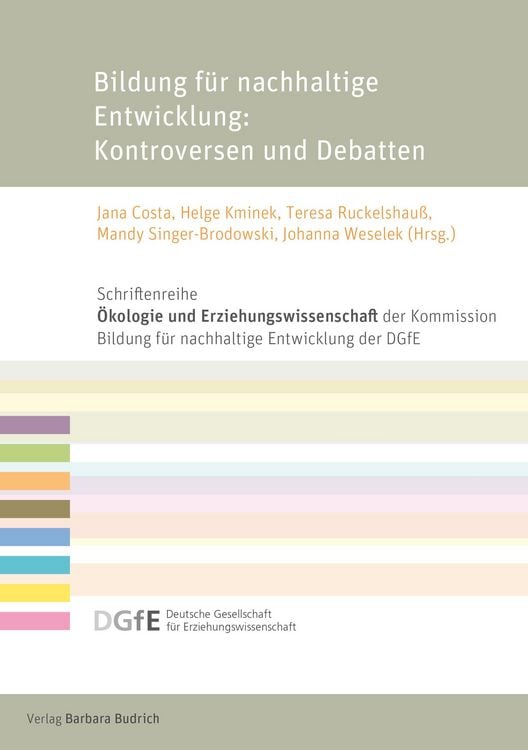 Produktbild: Bildung f&uuml;r nachhaltige Entwicklung: Kontroversen und Debatten