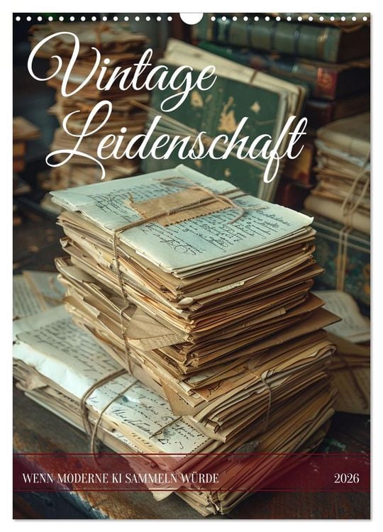 Produktbild: Vintage Leidenschaft (Wandkalender 2026 DIN A3 hoch), CALVENDO Monatskalender
