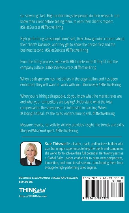 Produktbild: Practically Brilliant Words of Wisdom on Hiring a High-Performing Sales Force