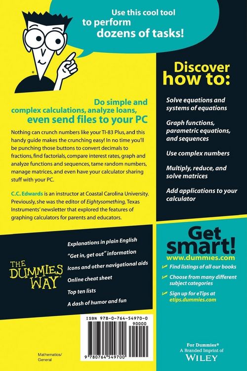 Produktbild: TI-83 Plus Graphing Calculator for Dummies
