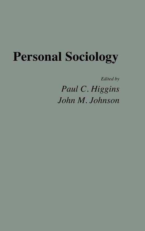 Produktbild: Personal Sociology