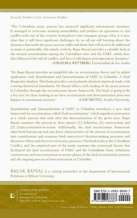 Produktbild: Securitization and Desecuritization of FARC in Colombia
