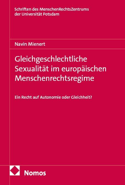 Produktbild: Gleichgeschlechtliche Sexualit&auml;t im europ&auml;ischen Menschenrechtsregime