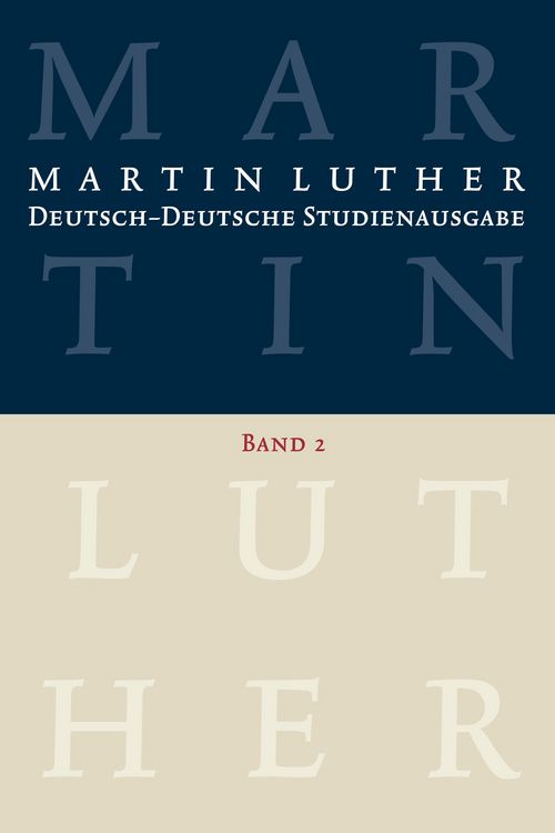 Produktbild: Martin Luther: Deutsch-Deutsche Studienausgabe. Band 2