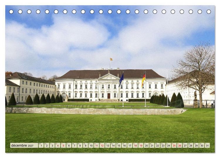 Produktbild: Berlin - dans le centre historique (Calendrier de bureau 2027 DIN A5 vertical), CALVENDO calendrier mensuel