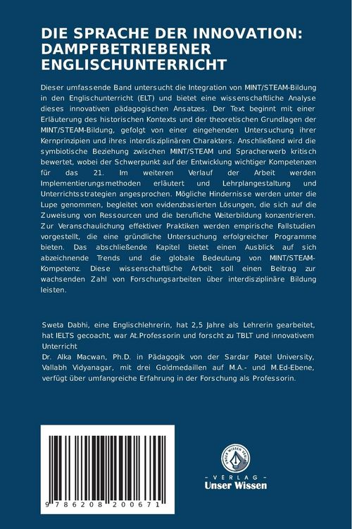 Produktbild: Die Sprache der Innovation: Dampfbetriebener Englischunterricht