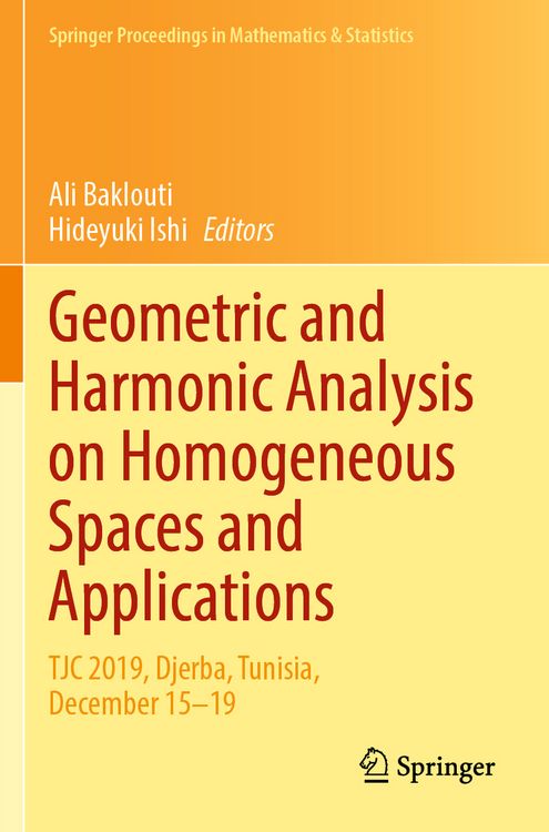 Produktbild: Geometric and Harmonic Analysis on Homogeneous Spaces and Applications