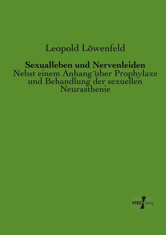 Produktbild: Sexualleben und Nervenleiden