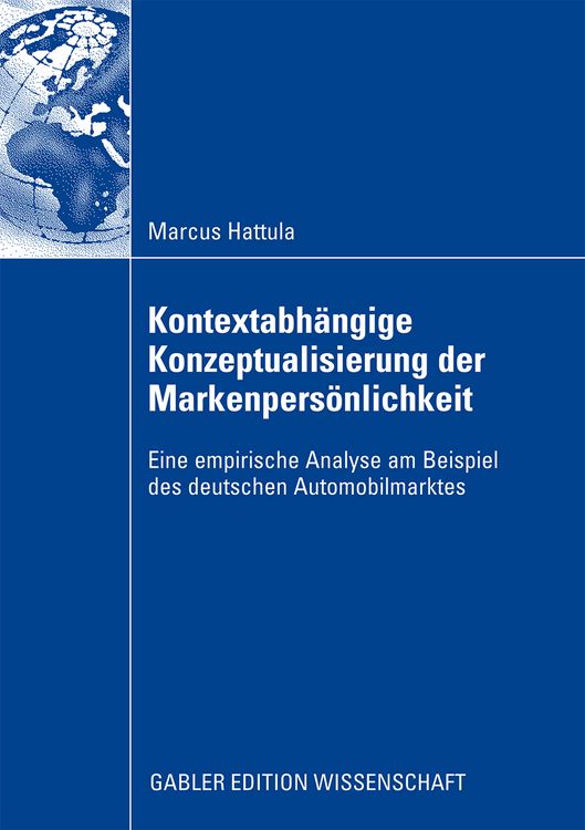 Produktbild: Kontextabh&auml;ngige Konzeptualisierung der Markenpers&ouml;nlichkeit
