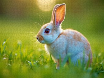 Produktbild: CALVENDO Puzzle Kaninchen, die dein Zuhause w&auml;rmen." | 1000 Teile Lege-Gr&ouml;&szlig;e 64x48cm Foto-Puzzle f&uuml;r gl&uuml;ckliche Stunden