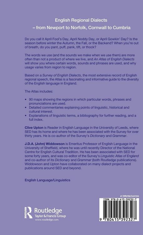 Produktbild: An Atlas of English Dialects