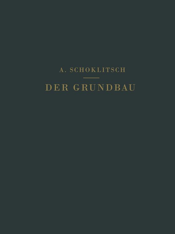 Produktbild: Der Grundbau
