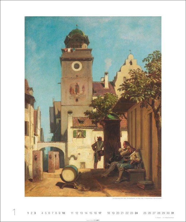 Produktbild: Carl Spitzweg Edition Kalender 2027