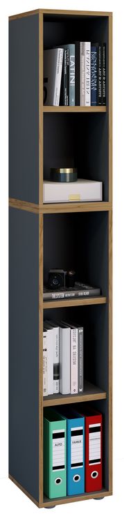 Produktbild: Holz B&uuml;ro Regal B&uuml;cher Ordner Salia 5fach B. 30 cm