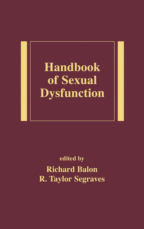 Produktbild: Handbook of Sexual Dysfunction