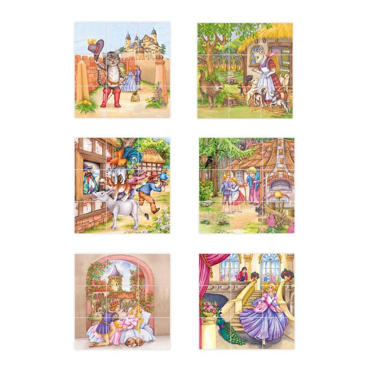 Produktbild: TR&Ouml;TSCH - Bilderw&uuml;rfel Puzzle M&auml;rchen | Ab 2 Jahren