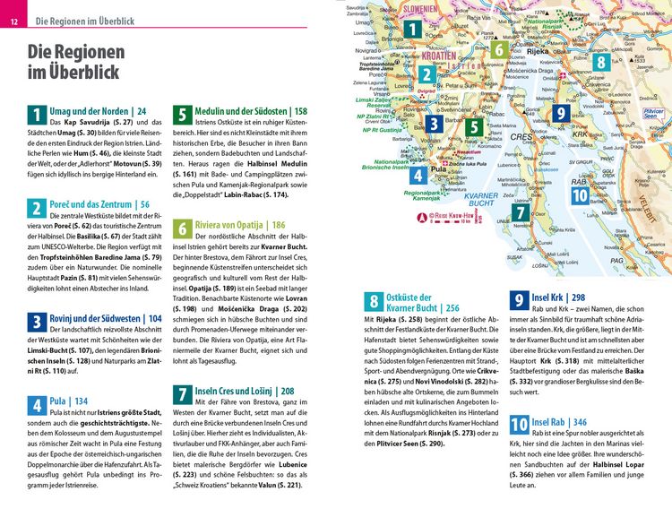 Produktbild: Reise Know-How Reiseführer Kroatien: Istrien und Kvarner Bucht