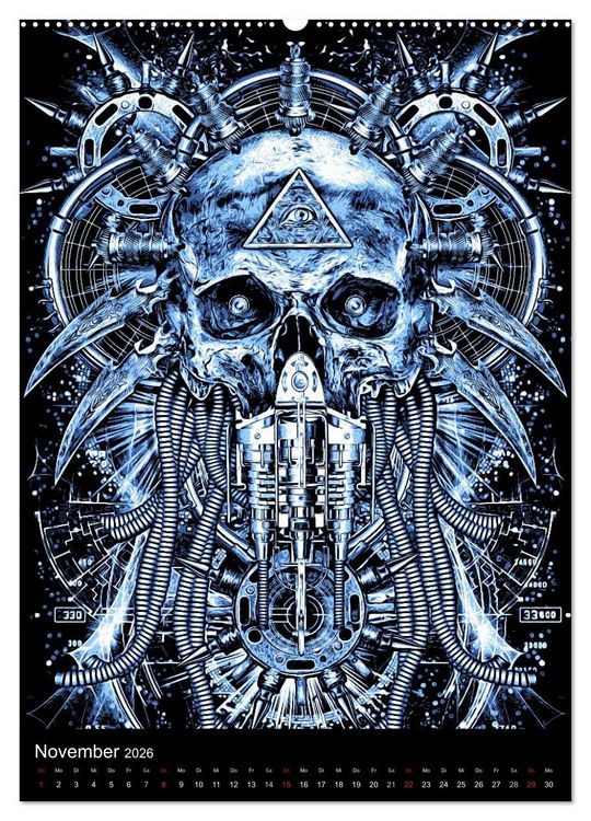 Produktbild: BLOODBOY/DARK ILLUSTRATION (Wandkalender 2026 DIN A2 hoch), CALVENDO Monatskalender