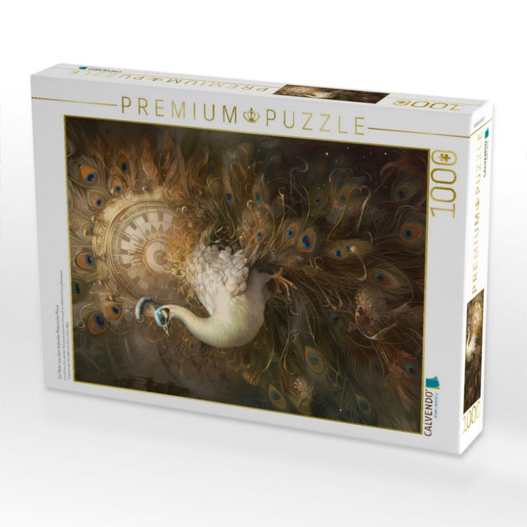Produktbild: CALVENDO Puzzle Ein Motiv aus dem Kalender Malerische Pfaue | 1000 Teile Lege-Gr&ouml;&szlig;e 64x48cm Foto-Puzzle f&uuml;r gl&uuml;ckliche Stunden