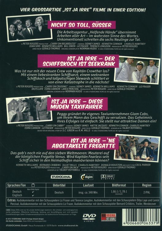 Produktbild: Ist ja irre - Carry On Vol. 2 [4 DVDs]