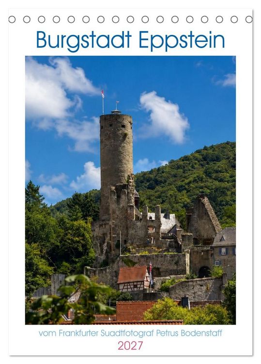 Produktbild: Burgstadt Eppstein (Tischkalender 2027 DIN A5 hoch), CALVENDO Monatskalender