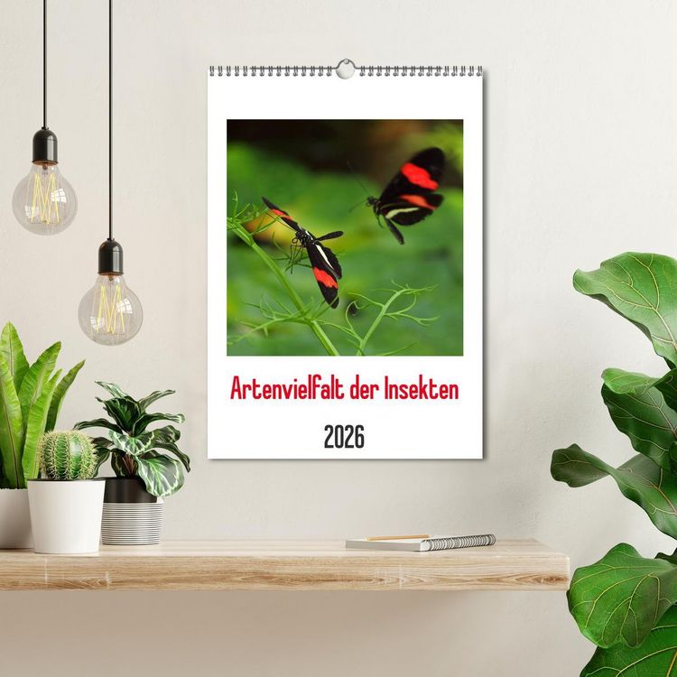 Produktbild: Artenvielfalt der Insekten (Wandkalender 2026 DIN A3 hoch), CALVENDO Monatskalender