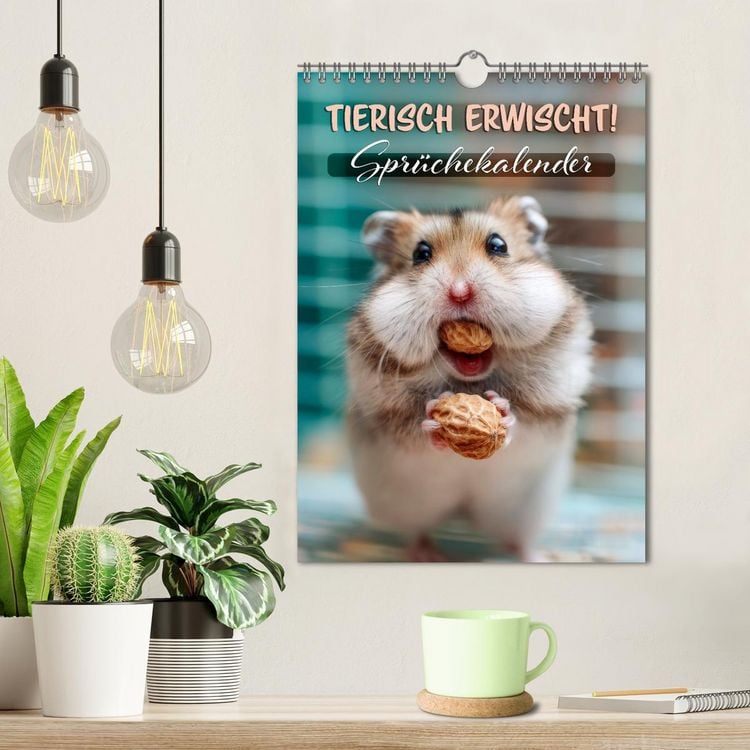 Produktbild: Tierisch erwischt (Wandkalender 2026 DIN A4 hoch), CALVENDO Monatskalender