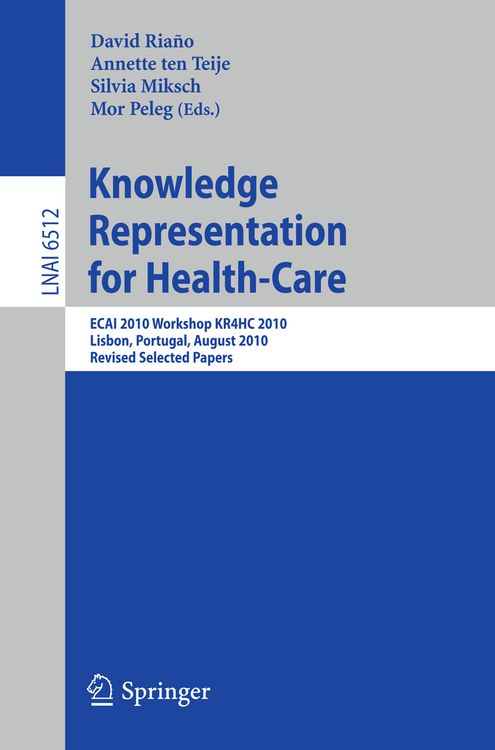 Produktbild: Knowledge Representation for Health-Care