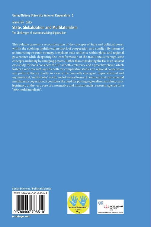 Produktbild: State, Globalization and Multilateralism