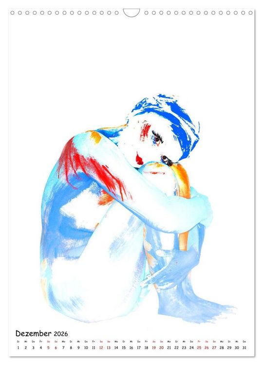 Produktbild: MEL Bodypainting von fru.ch (Wandkalender 2026 DIN A3 hoch), CALVENDO Monatskalender
